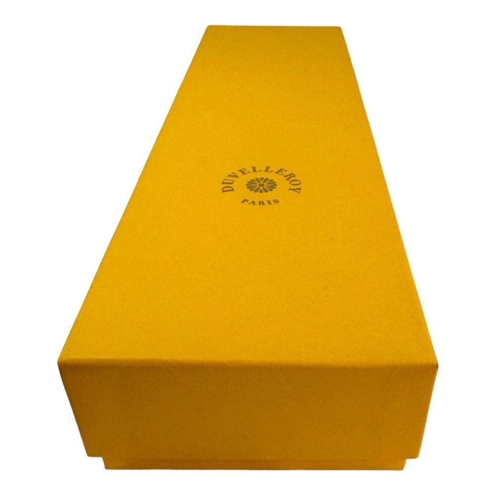 DuVelleroy Paris Yellow Gift Box - 4” X 13” X 2” Fan Replacement Storage Gift